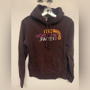 North face hoodie, purple, size small